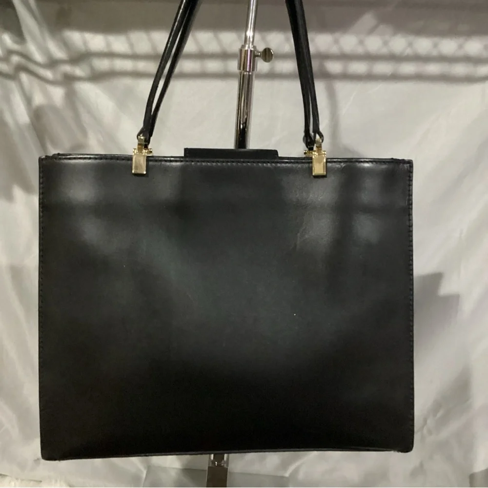 Kate Spade Wise Quinn Metallic Owl Leather Tote Shoulder Bag Ultra Rare